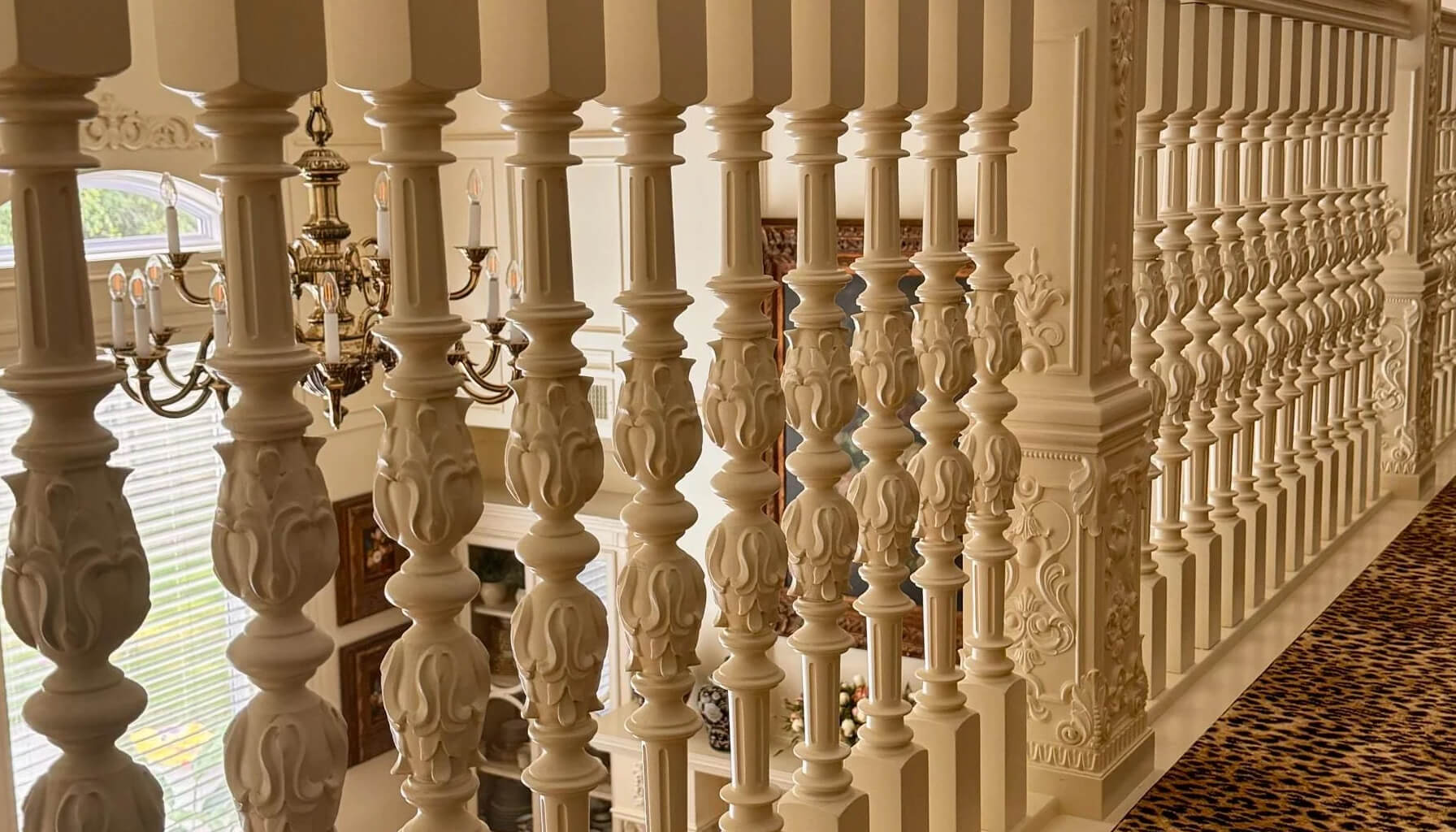 Custom Carved Stair Parts