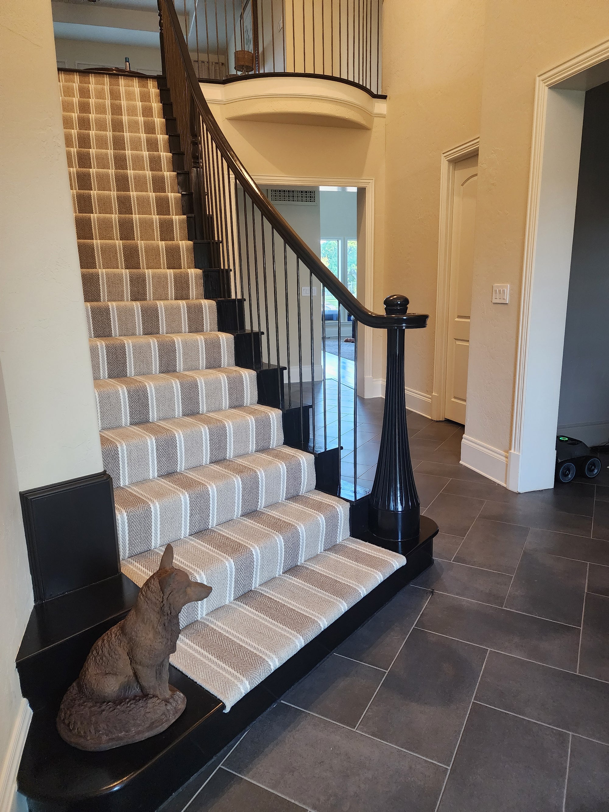 Elegant Classic Newel Post In The Interior