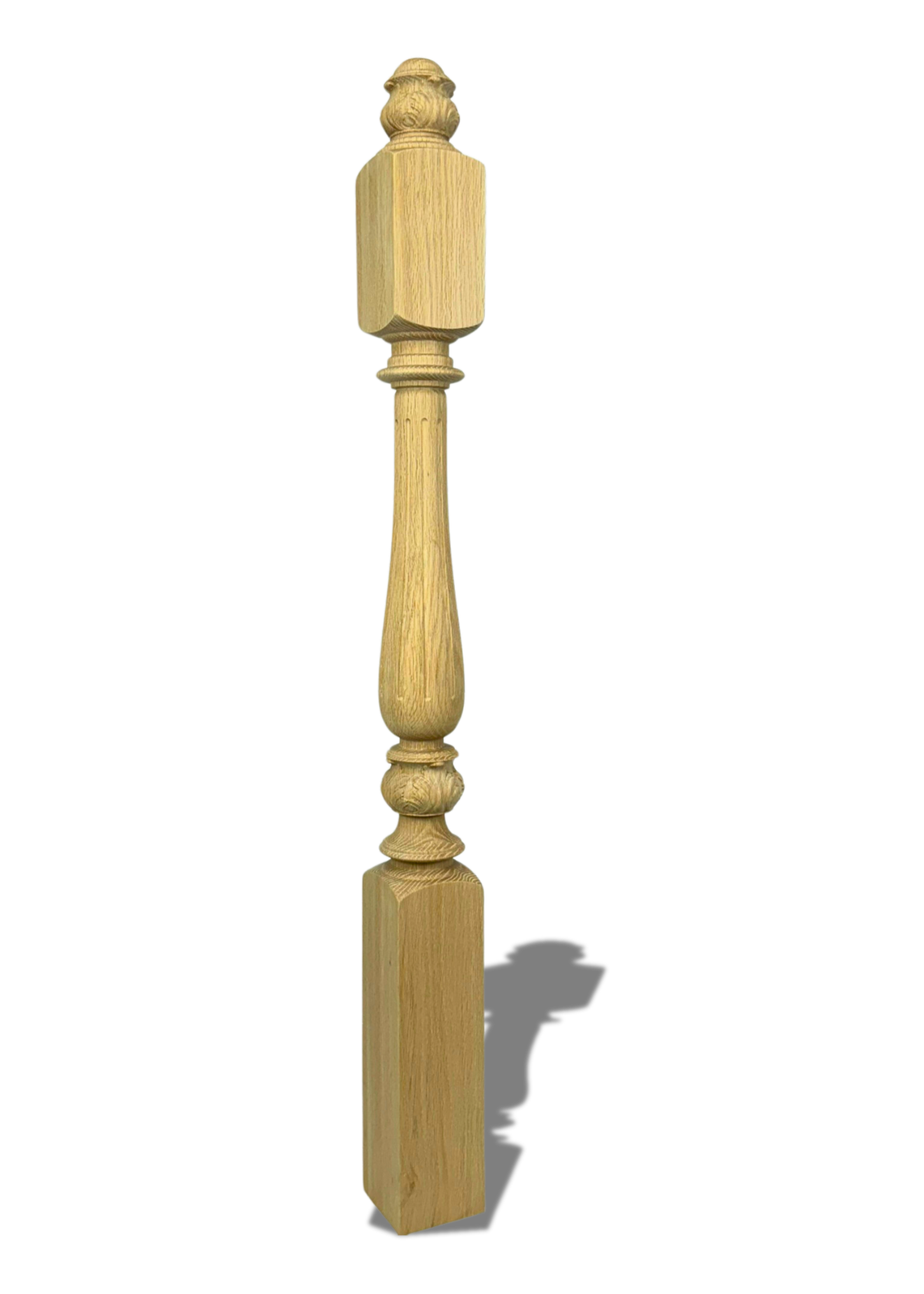 Delicate Fluted Newel Post