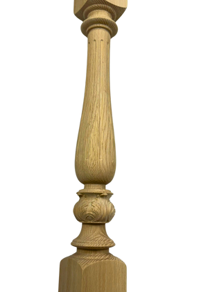 Delicate Fluted Newel Post