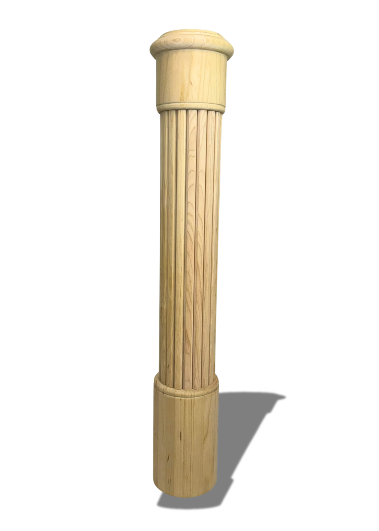 Fluted Colonial Newel Post.