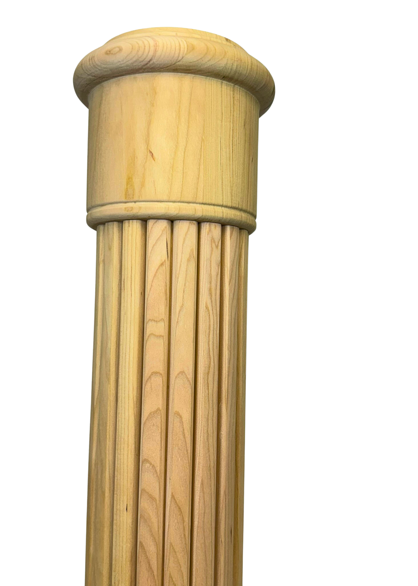 Fluted Colonial Newel Post.