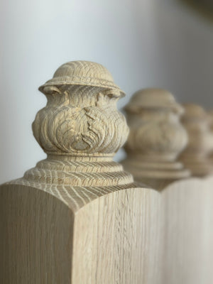 Delicate Fluted Newel Post