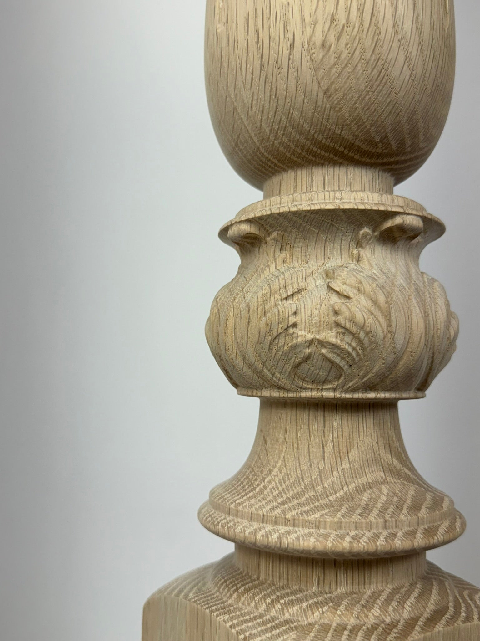 Delicate Fluted Newel Post