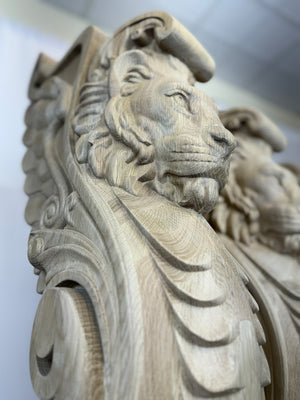 Big Lion Newel Post