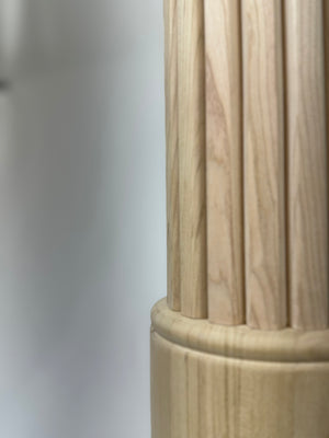 Fluted Colonial Newel Post Zoomed