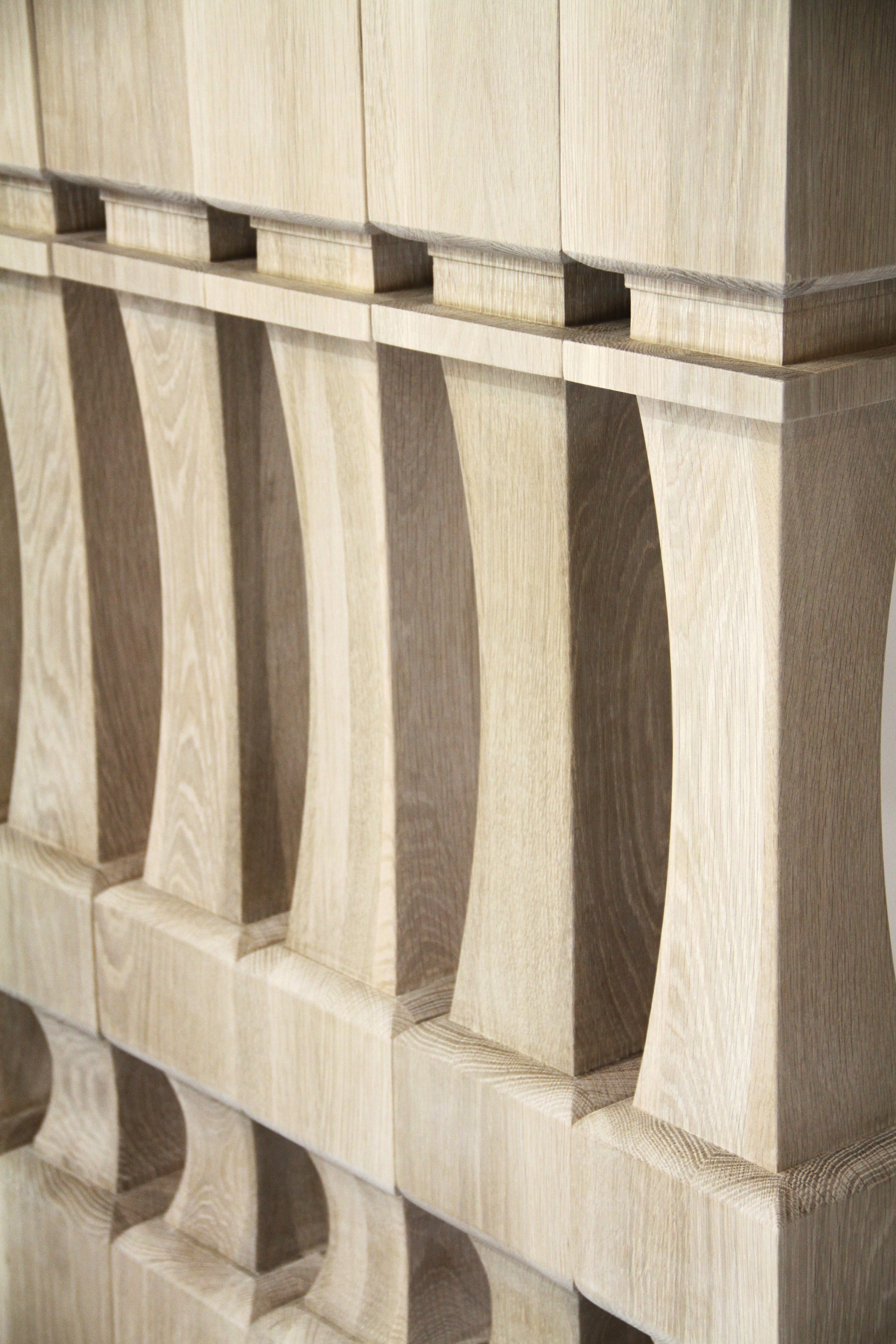 Carved Modern Newel Posts