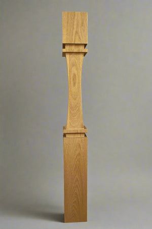 Wood Carved Simple Modern Newel Post