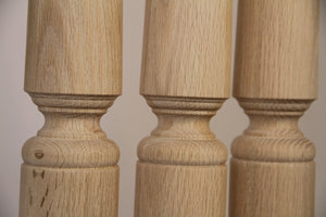 Turned Newel Posts Zoomed