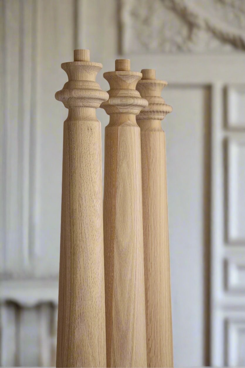 Carved Turned Newel Posts