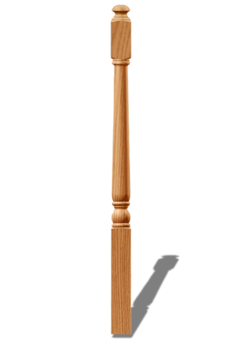 Newel Post Red Oak Shortest 4040A