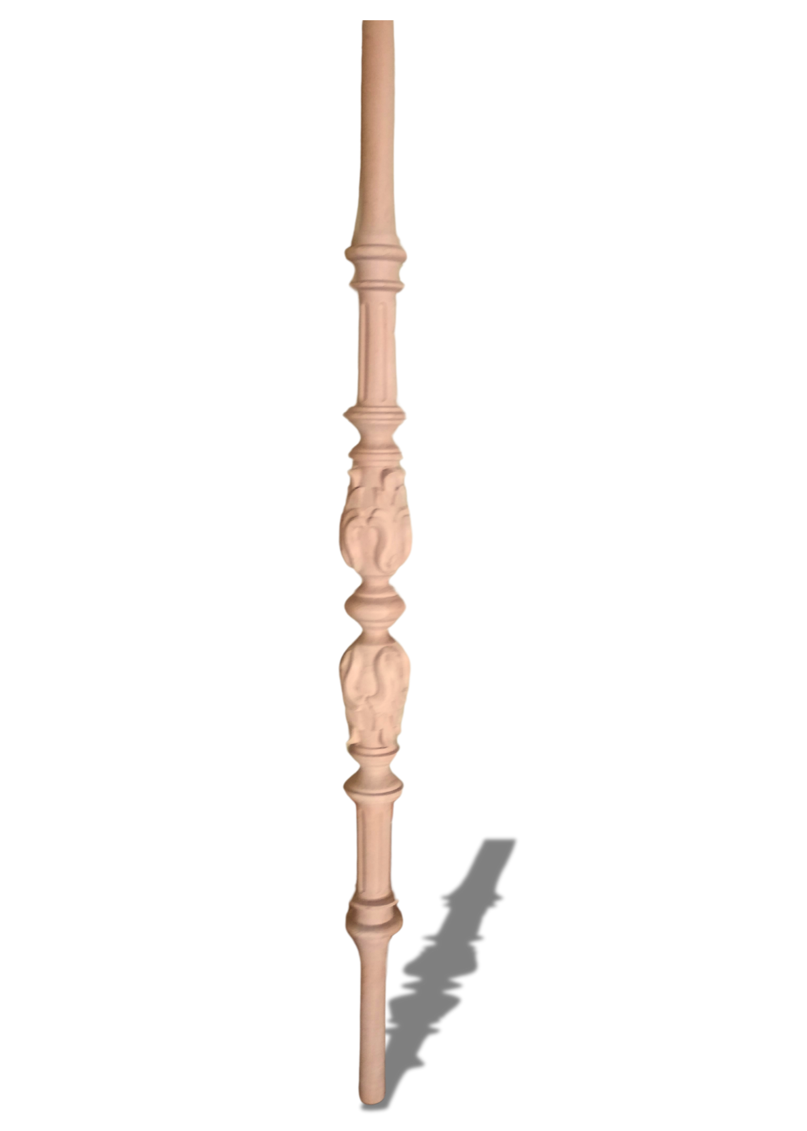 Old World Baluster Round Ends B004