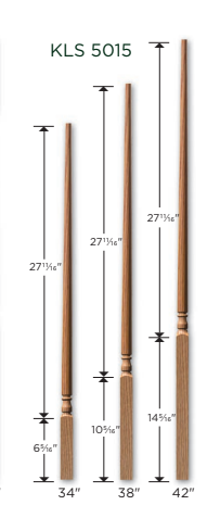 5015 - Colonial Tapered Top Baluster