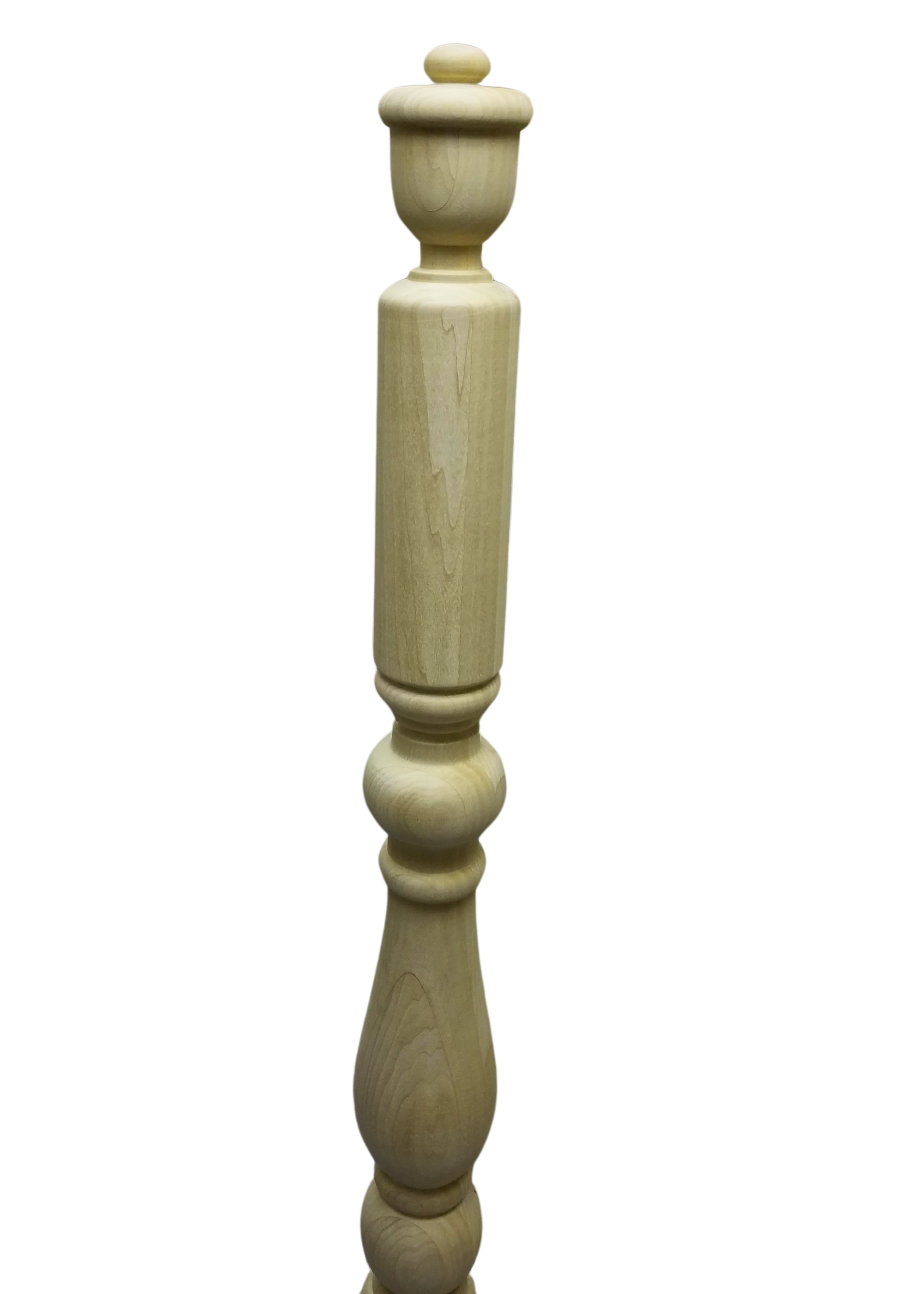 Simple Round Newel Post.