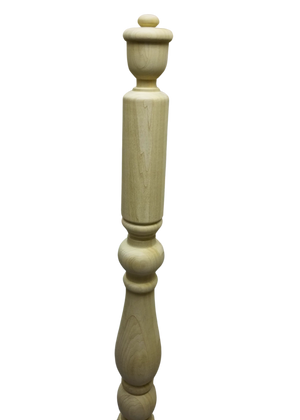 Simple Round Newel Post.