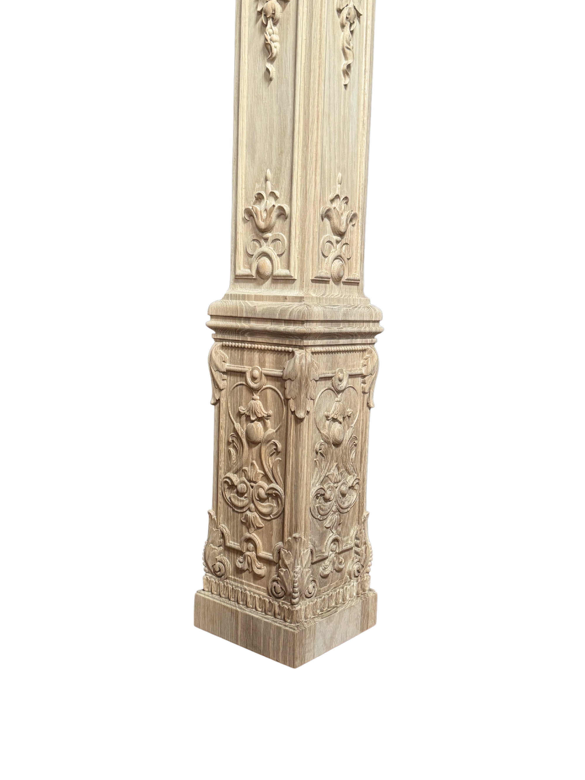 Victorian Old World Newel Post