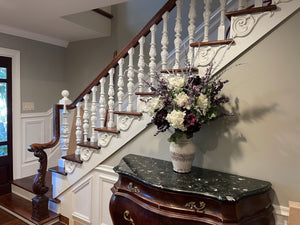 Old World Newel Post And Balusters