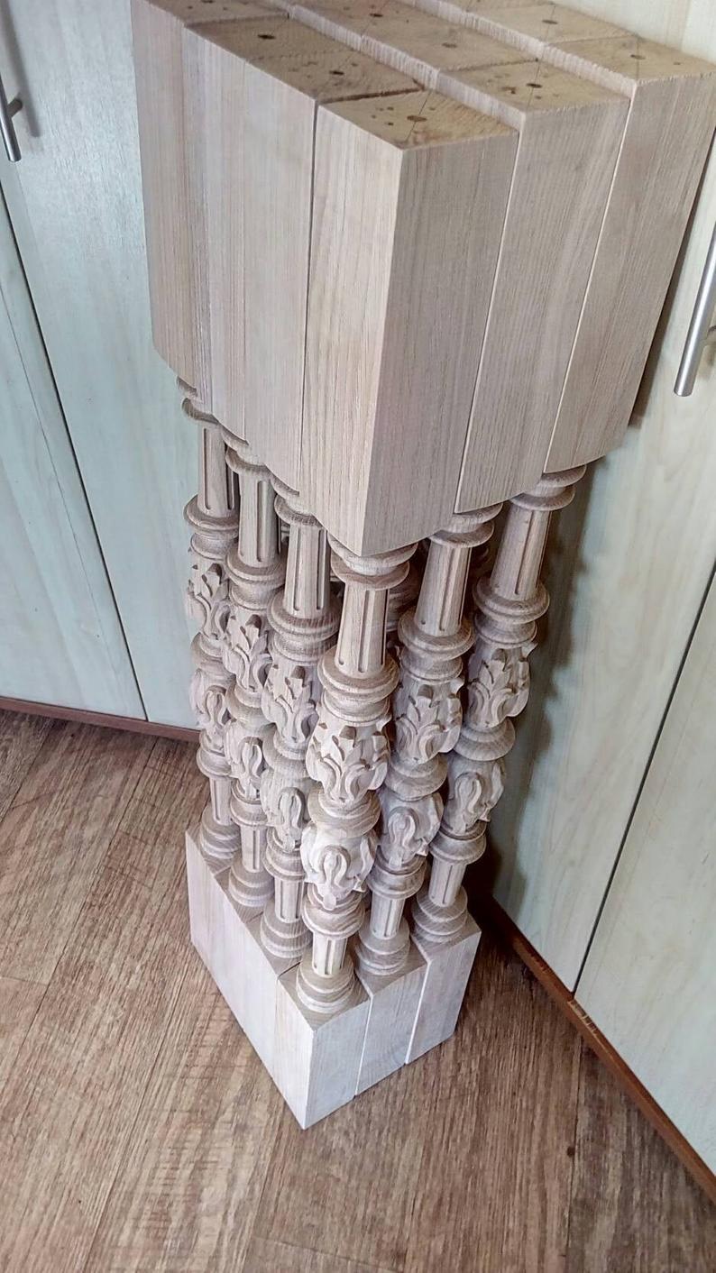 Custom order. Old French Balusters. 225 pcs.