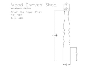 Spain Old Newel Post Draft